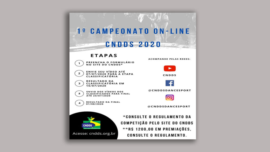 1º Campeonato On-line – CNDDS 2020