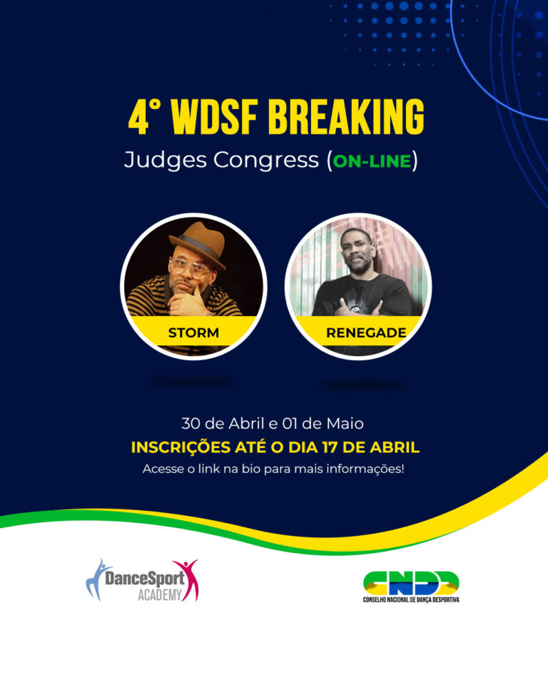 WDSF BREAKING JUDGE – THREE FOLDS SYSTEM (World Dance Sport Federation)