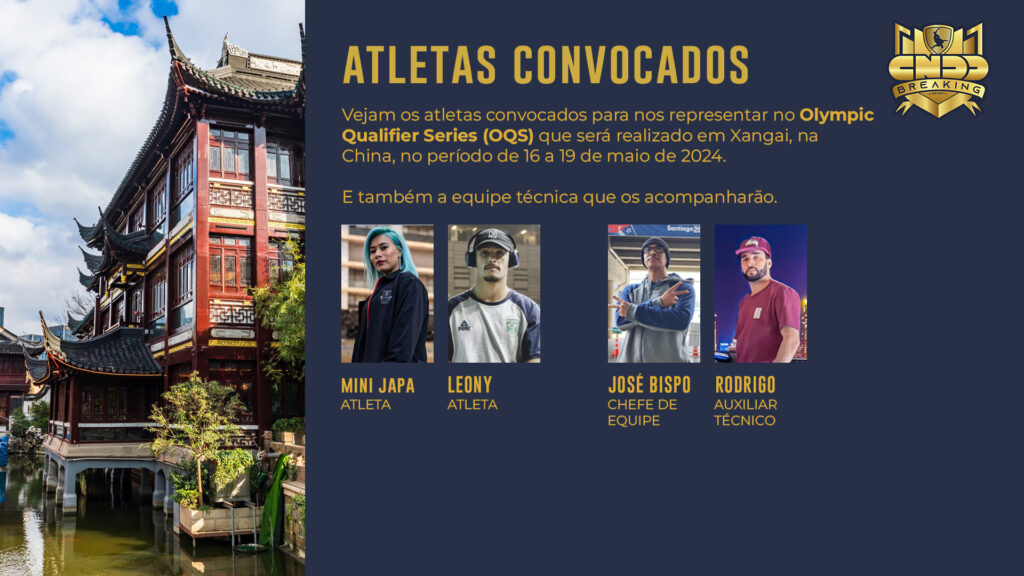 Convocação OQS – Shangai